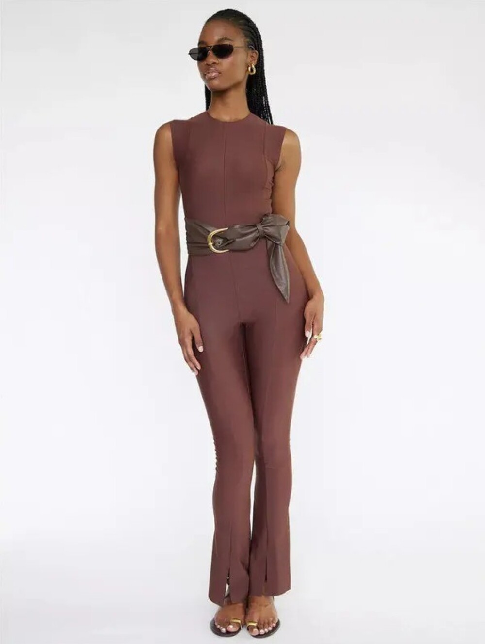MOTT50 Bonito Catsuit Expresso Brown Size Medium New With Tags